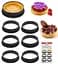 Комплект из 6 круглых форм для тартов с перфорированным краем, Kitchen Master 87527 - миниатюра 2