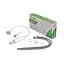 Смеситель для кухни Plamix Cezar-011-B Set White Refl.White с силиконовым изливом, с подводом PM0718, Белый - миниатюра 4