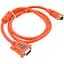 Кабель Merlion VGA 3+6 Premium 3 m male to male (тато-тато) 2 ферити 1080P - мініатюра 1
