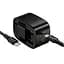 СЗУ Hoco CS101A Folding PD20W+QC3.0 (1USB-A/1C) + кабель Type-C to Type-C Black - миниатюра 4