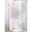 Душові двері Radaway Essenza Pro PTJ 57x200 права, безпечне скло, прозоре (10100000-01-01R) - мініатюра 1
