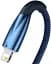 Кабель Baseus Glimmer Series Fast Charging Cable USB to Lightning 2.4A 2m CADH000303 Blue - миниатюра 3