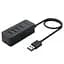USB-хаб ORICO USB 3.0 4 порти (W5P-U3-100-BK-PR) - мініатюра 1