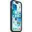 Чохол Silicone Case with MagSafe для Apple iPhone 15 Storm Blue ААА [94561] - мініатюра 3