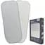 Простынь Lionelo Bamboo Sheet Off White Grey 70 x 28 см (LO-BAMBOO SHEET OFF WHITE GREY 70x28) 2 шт. - миниатюра 1