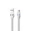 Кабель Hoco U14 Pisces Cable USB to MicroUSB 2,4A 1,2m White - миниатюра 1