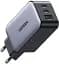 Зарядний пристрій Ugreen CD244 USB-A + 2 x USB-C 65 Вт GaN Tech Fast Charger сірий - мініатюра 2