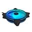 Вентилятор для корпуса 120mm*3 Chieftec Nova NF-3012-RGB fan set - миниатюра 3