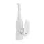 Смеситель для кухни Plamix Cezar-011-B Set White Refl.White с силиконовым изливом, с подводом PM0718, Белый - миниатюра 5