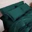 Простыня на резинке MirSon Tencel №07 Emerald 200х200 см (2200009371356) - миниатюра 6