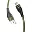 USB кабель Kaku KSC-098 USB - Lightning 1.2 m / 2.8A - Green - мініатюра 1