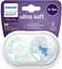 Пустушка Philips Avent Ultra Soft для хлопчика 0-6 місяців , 2 шт. (SCF222/01) - мініатюра 2