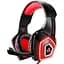 Провідна ігрова гарнітура Hunterspider Gaming with LED V1, USB, 3.5mm, 2m, black-red - мініатюра 1
