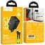СЗУ Hoco N71 Nuevo PD30W+QC3.0 (1USB-A/1C) + кабель Type-C to Type-C Black - миниатюра 2