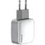 Мережевий зарядний пристрій Baseus Letour 2USB + Red Cable USB to Lightning/XiaomicroUSB/Type-C 2.4A TZCL-D92 White-Silver - мініатюра 4