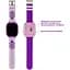 Дитячий водонепроникний смарт-годинник AmiGo GO005 4G WIFI Thermometer Purple [59324] - мініатюра 4
