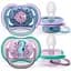 Пустушка Philips Avent Ultra Air, для дівчаток, 6-18 місяців, 2 шт. (SCF085/61) - мініатюра 1