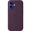 Чохол Silicone Case with MagSafe для Apple iPhone 16 Plum AAA [116599] - мініатюра 1