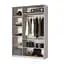 Шкаф 3-дверный с антресолью MebelStar Оскар ДСП BL-B, комплект полок 150x52x260 см Дуб ристрето (MBS-4954) - миниатюра 2