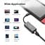 Мережева карта Ugreen 30287 Usb 2.0 Type C 10 / 100Mbps Ethernet Adapter 110mm (чорний) (30287) - мініатюра 3