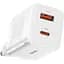 Сетевое зарядное устройство Baseus Super Si Pro 30W 1 USB 1 USB-C White - миниатюра 3