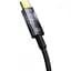 Кабель Baseus Explorer with Auto Shutdown USB-C to USB-C 100w 1m Cluster Black (P10319703111-00) [152047] - мініатюра 3