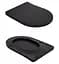 Унітаз підлоговий Qtap Robin Ultra Quiet з сидінням Slim Duroplast/ Soft-close/ Quick Release QT13226083AMB - мініатюра 7