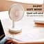 Портативный вентилятор DK WT-F52 White [136020] - миниатюра 2