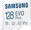 Карта пам'яті Samsung microSDXC EVO Plus 128GB UHS-I U3 V30 A2 + SD Adapter (MB-MC128KA) [83220] - мініатюра 4