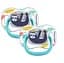 Пустышка силиконовая Bebe Confort Reversible Soothers Lazy Sloth, cимметричная, 6-36 мес., 2 шт., синяя (3104202090) - миниатюра 2