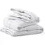 Євро Сатинова ковдра Cosas 4 сезони 200х220 Snow білий (Quilt_200x220_DSeason_Viscose_StrSatin-White) - мініатюра 1