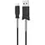 Кабель Hoco X24 Pisces charging data cable for Чорний Lightning - мініатюра 1