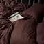 Набор наволочек Moon&Star Satin Stripe Warm Espresso 50х70 см 2 шт - миниатюра 4