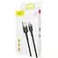 Кабель Baseus Cafule Suppport VOOC Cable USB to Type-C 5A 1m CATKLF-VA01 Black - мініатюра 4