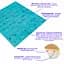 Самоклеюча 3D панель Sticker Wall SW-00001342 Блакитні зірки 700х770х3мм - мініатюра 2