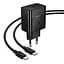 СЗУ Hoco N77 Star PD45W (1USB-C) + кабель Type-C to Type-C Black - миниатюра 5