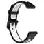 Силиконовый ремешок Primolux Perfor Classic для фитнеса браслета Huawei Band 7- Black White - миниатюра 4