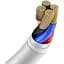 Кабель Baseus Simple Wisdom Data Cable Kit USB-A to Lightning PD 2.4A 1.5m White 2шт (TZCALZJ-02) [113840] - мініатюра 2