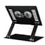 Охолоджувальна підставка для ноутбука до 15.6 дюйма OfficePro LS-122-B 2xfans Aluminum Aloy Black - мініатюра 3