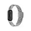 Ремінець для фітнес-браслета Tamister для Xiaomi Mi Band 8 і 9 металевий тип В із застібкою сріблястий - мініатюра 3