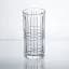 Набір склянок Yiwu Geometric Glass 6 штук по 300 мл з рельєфним візерунком для лимонадів соку води коктейлів склянки скляні HP-17-3 - мініатюра 2
