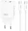 Сетевое зарядное устройство XO L130 30W/1USB+ 1USB-C White - миниатюра 1