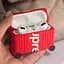 Силіконовий футляр Brand для навушників AirPods 3 + кільце Supreme red - мініатюра 3