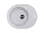 Кухонна мийка Adamant Ovum 615x495x200 білий 000008380, Білий - мініатюра 1