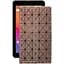 Чехол StatusCASE из экокожи для планшета Prestigio Wize 4117 3G Коричневый ромб - миниатюра 1