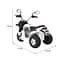 Электромотоцикл Ramiz MiniBike 6 В, розовый (PA.JC916.ROZ) - миниатюра 2