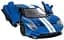 Машинка Ford GT синій RASTAR модель 1:14 Автомобіль на дистанційному керуванні + пульт 2,4 ГГц - мініатюра 6