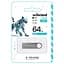 Flash Wibrand USB 2.0 Puma 64Gb Silver - миниатюра 2
