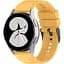 Ремешок для Samsung Galaxy Watch Active 40mm - желтый ширина крепления 20мм силикон Watchbands GT (W46-3WB70404318) - миниатюра 1
