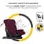 Автокресло Kinderkraft Oneto3 i-Size Cherry Pearl бордовое (KCONE300RED0000) - миниатюра 9